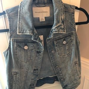 Anthropologie Denim Vest